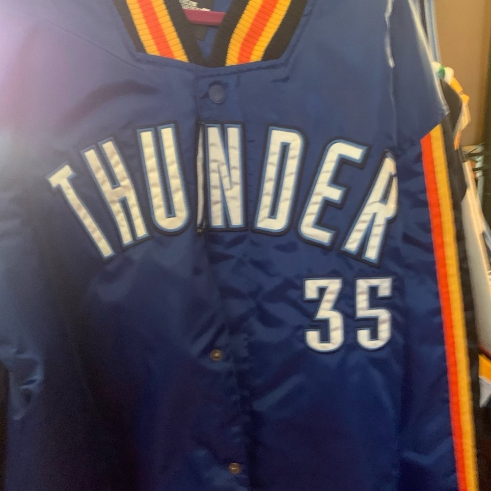 Kevin Durant button down G3 windbreaker jacket size XXXL